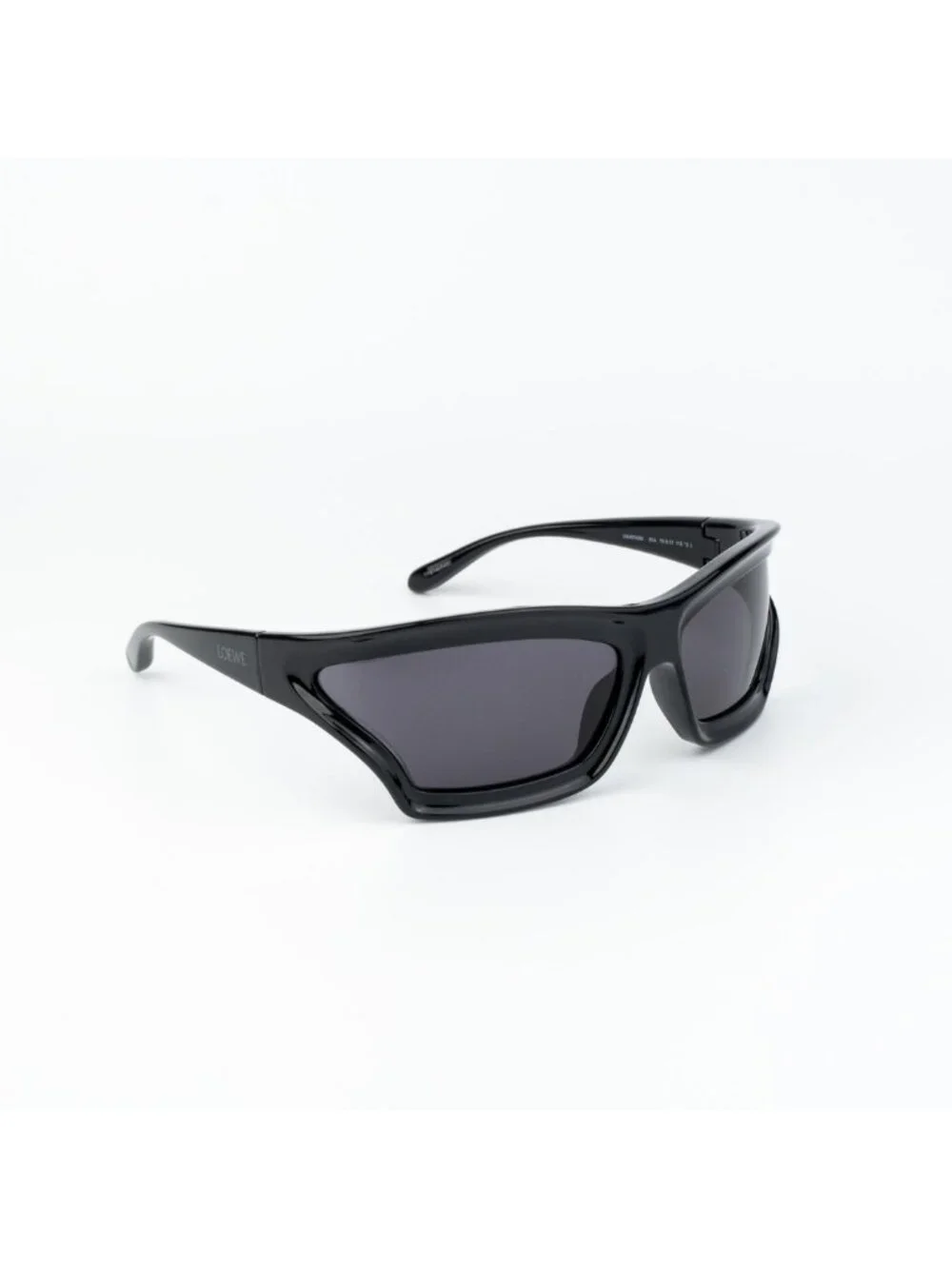 Loewe x PAULA'S IBIZA Men Sunglasses Black Smoke Wraparound LW40143U 01A